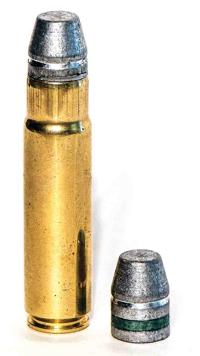 This .325-grain Hunter LFN bullet from MidwayUSA offers moderate recoil, and at a velocity of 1,260 fps is suitable for any non-dangerous game.
